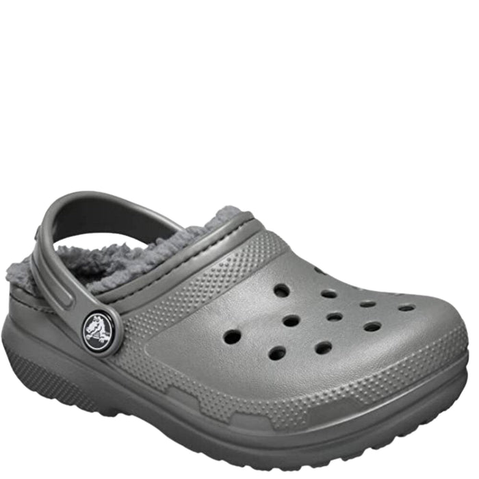 Crocs Kids' Classic Fuzz-Lined - Grey