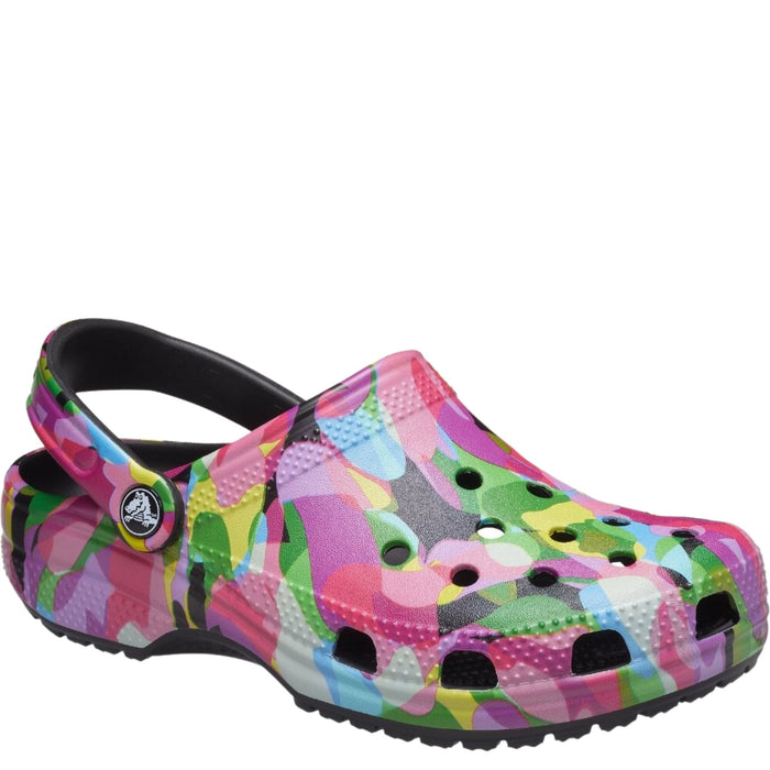 Crocs Classic Bubble Block Clogs - Black/Multi