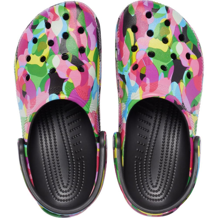 Crocs Classic Bubble Block Clogs - Black/Multi