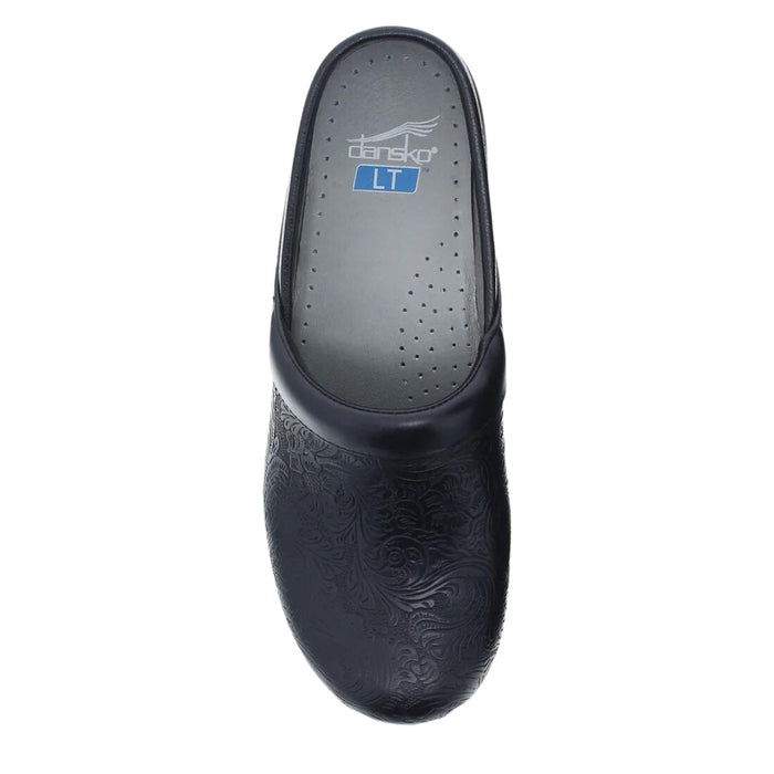 Dansko Women's Pro LT  - Black Floral Tooled