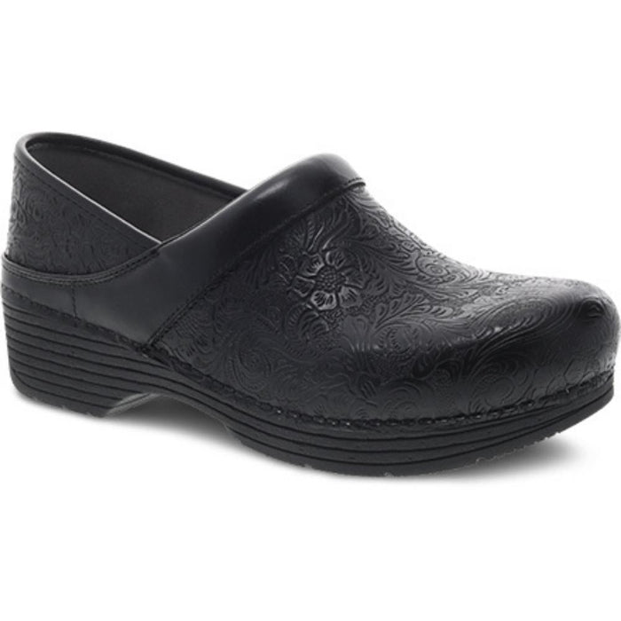 Dansko Women's Pro LT  - Black Floral Tooled