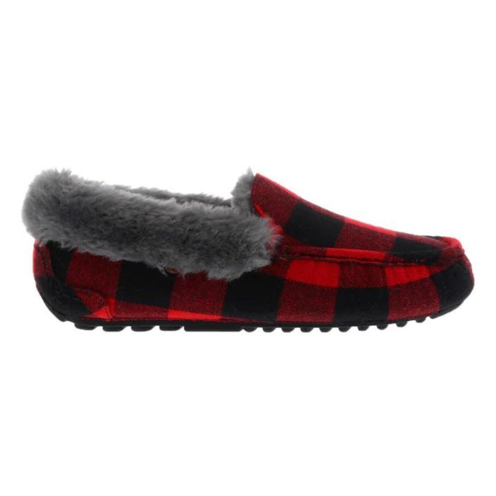 Lamo Women's Aussie Moc Slipper - Red Plaid