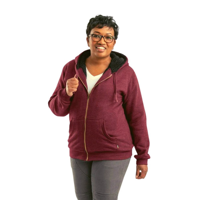 Berne Women's Everest Hooded Sweatshirt - Cabernet