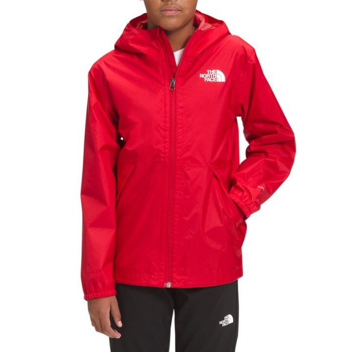 The North Face Kids Zipline Rain Jacket Red