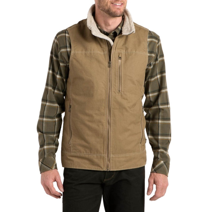 Kuhl Men's Burr Vest Lined - Khaki