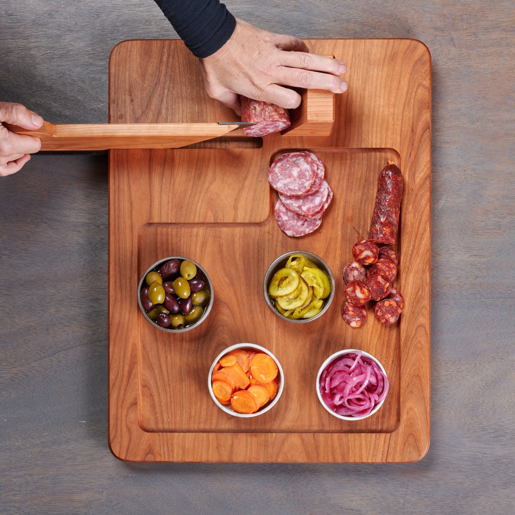 Combo Salami Slicer & Cheese Board by DandyLion