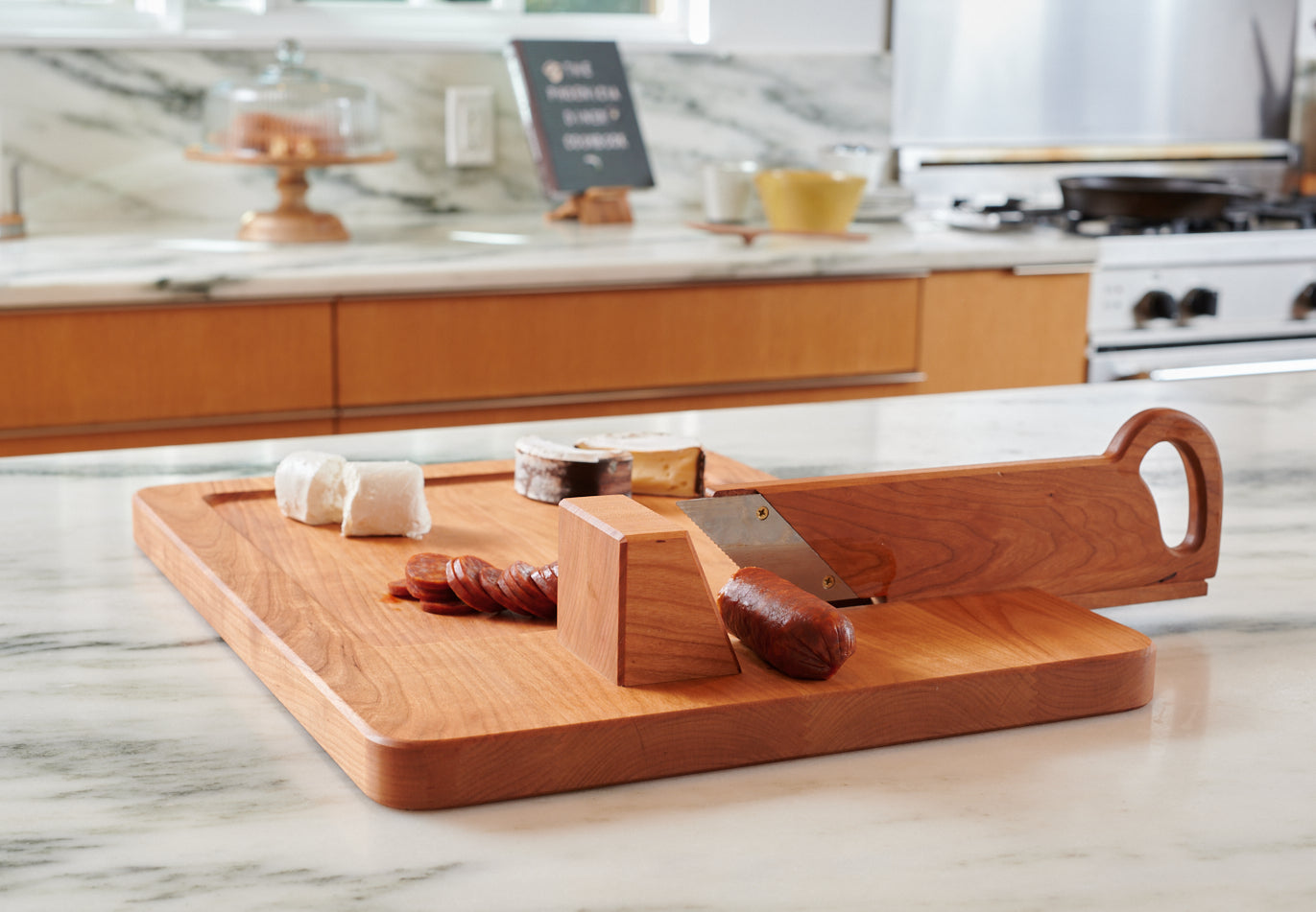 Combo Salami Slicer & Cheese Board by DandyLion