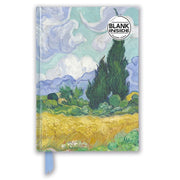 Vincent Van Gogh: Wheat Field with Cypresses (Foiled Blank Journal)