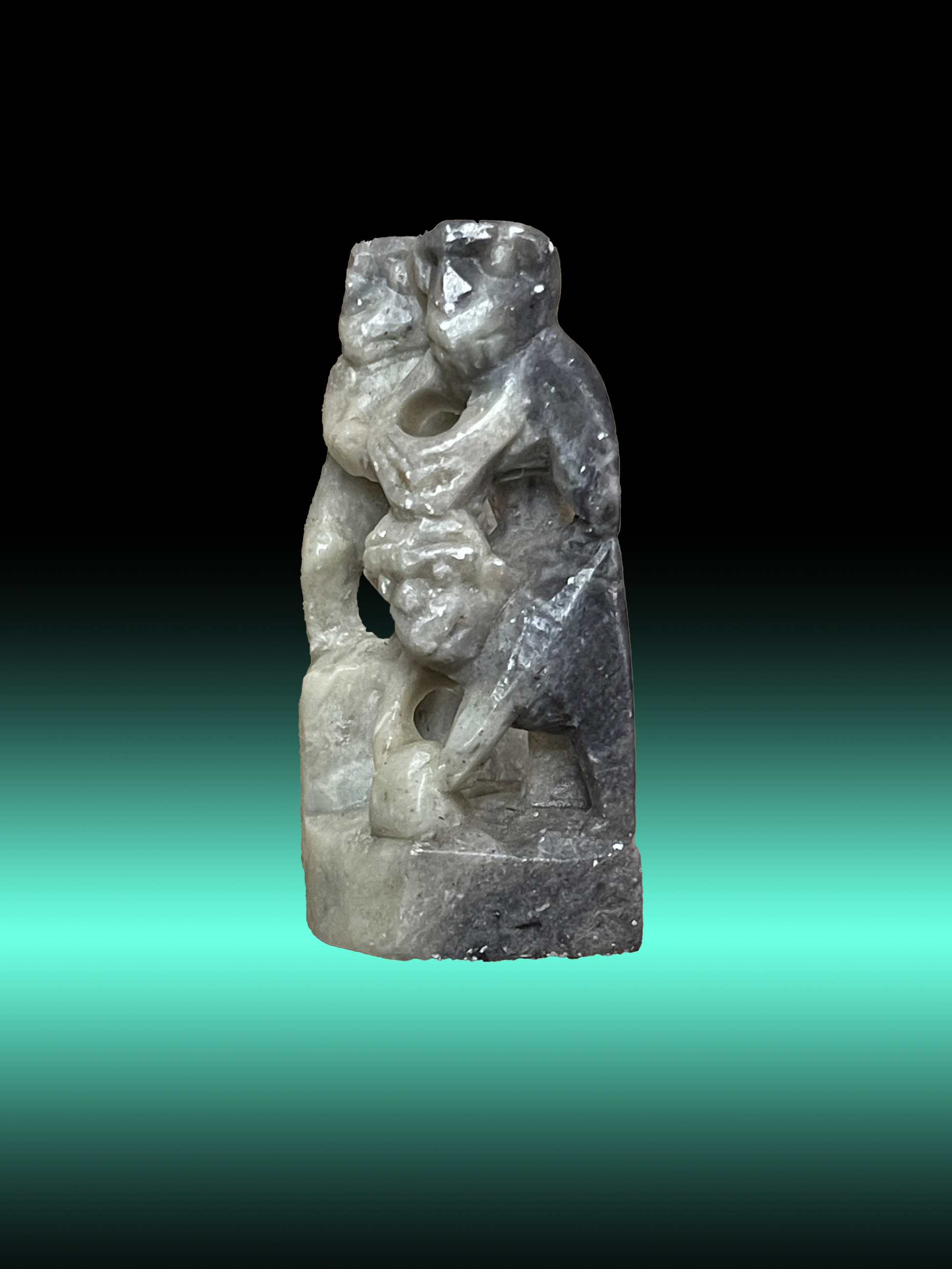 Serenity Simian Stone - Zen Decor Soapstone Monkeys by Homeportonline