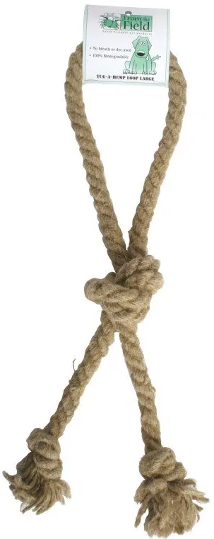 From The Field Large Tug A Hemp Loop Dog Toy by Pet Food Warehouse
