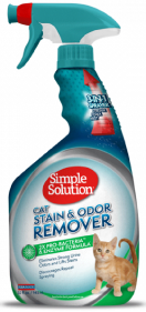 Bramton Simple Solution Cat Stain & Odor Remover Spray 32oz by Pet Food Warehouse