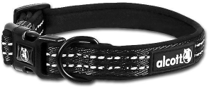 Alcott Adventure Collar Black 5/8" 10-14" by Pet Food Warehouse