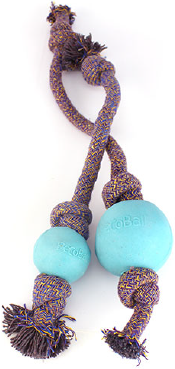 Beco Rope with Ball Small Blue Dog Toy by Pet Food Warehouse