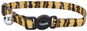 Coastal Safety Cat Collar 3/8 8-12 Orange Tiger by Pet Food Warehouse
