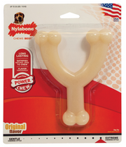Nylabone n214p Wolf Wishbone Dog Toy by Pet Food Warehouse