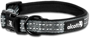 Alcott Adventure Collar Grey 1" 18-26" by Pet Food Warehouse