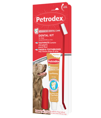 Sentry Peanut Butter Petrodex Pet Toothpaste Kit by Pet Food Warehouse