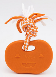Zippy Paws Halloween Zippytuff Teether Pumpkin by Pet Food Warehouse