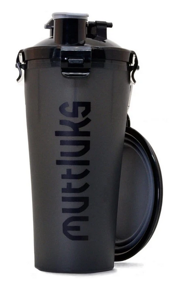 MuTTravel Bottle 2-in-1 10oz/300ml per side Grey by Pet Food Warehouse