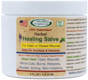 Mad About Organics Healing Salve 4oz by Pet Food Warehouse