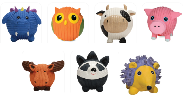 Huggle Hound Assorted Squeaky Latex Toy Dog Toy by Pet Food Warehouse