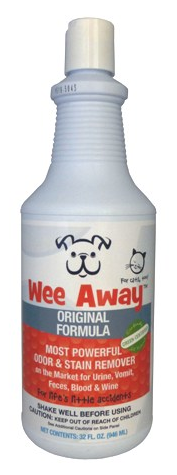 Wee Away Original Odor & Stain Remover for Dogs Cats 32oz by Pet Food Warehouse