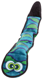 Outward Hound Small Invincible Snake Blue & Green Dog Toy by Pet Food Warehouse