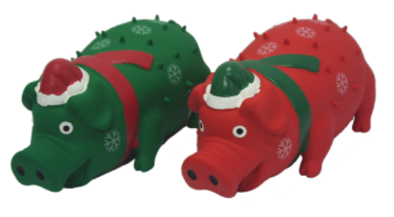 Multipet Globlet With Scarf & Santa 8" by Pet Food Warehouse