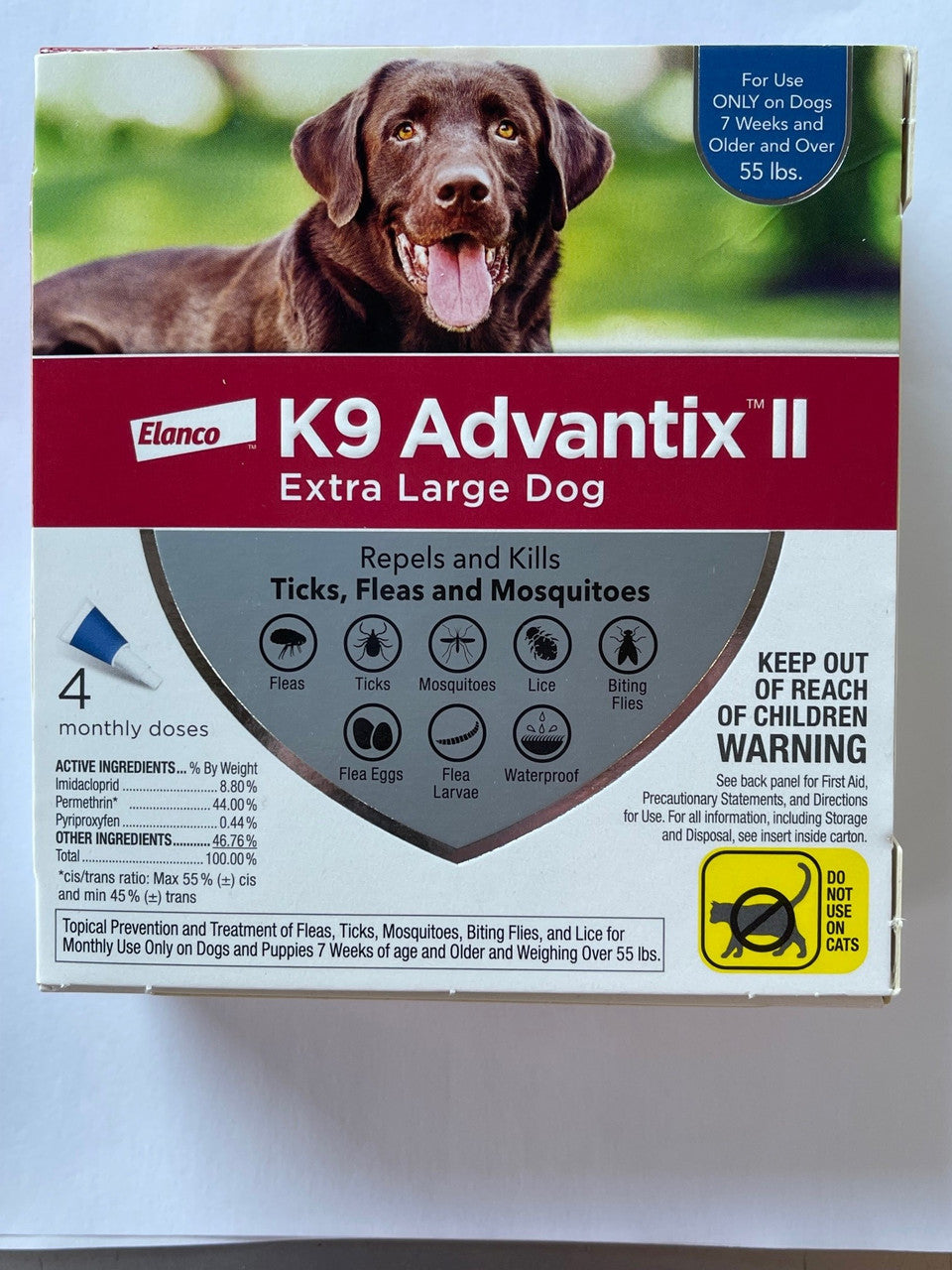 55-Plus K9 Extra Large Advantix Blue by Pet Food Warehouse