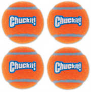 ChuckIt 4 Pack Medium Tennis Ball Pack Dog Toy by Pet Food Warehouse