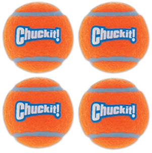 ChuckIt 4 Pack Medium Tennis Ball Pack Dog Toy by Pet Food Warehouse