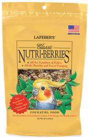 10oz Lafeber Classic Nutri-Berries Cockatiel Bird Food by Pet Food Warehouse