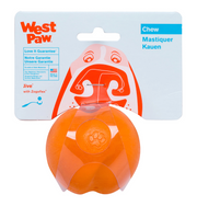 West Paw Jive Dog Toy Tangerine 2.6" by Pet Food Warehouse