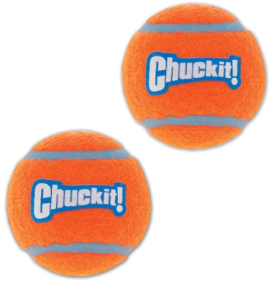 ChuckIt 2 Pack Large Tennis Balls Dog Toy by Pet Food Warehouse