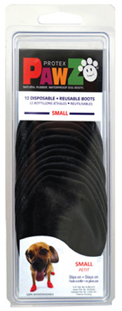 Pawz Dog Boots Black Small by Pet Food Warehouse