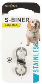 Niteize Stainless S-Biner TagLock by Pet Food Warehouse