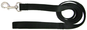 Hamilton Dog Lead Black 5/8" 6' by Pet Food Warehouse
