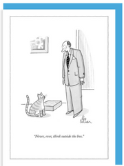 New Yorker Card Cat / Outside The Box by Pet Food Warehouse