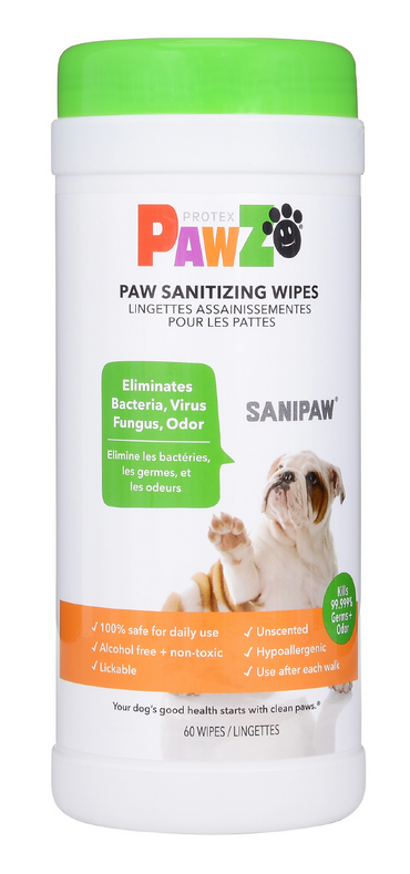 Pawz SaniPaw Wipes 8oz by Pet Food Warehouse