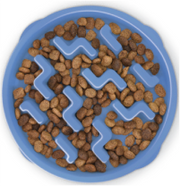Outward Hound Small Blue Fun Notch Feeder Dog by Pet Food Warehouse