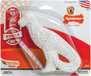 Nylabone NDD101P Nyla Dental Dinosaur Dog Toy by Pet Food Warehouse