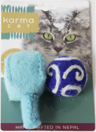 Dharma Dog Karma Cat Wool Hanukkah 2 Pack by Pet Food Warehouse