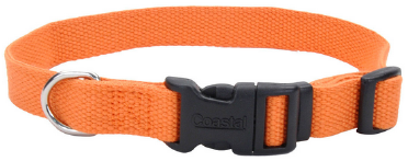 Coastal New Earth Soy Collar Pumpkin 1 18-26 by Pet Food Warehouse
