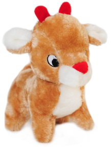 Zippy Paws Deluxe Reindeer Holiday Dog Toy by Pet Food Warehouse