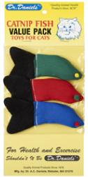 Dr. Daniels Fish Value Pack (3) Cat Toy by Pet Food Warehouse