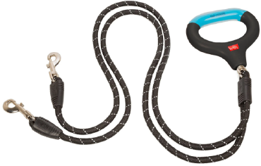 Wigzi Dual Doggie Reflective Rope Gel Handle Leash Small-Medium by Pet Food Warehouse