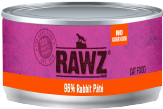 Rawz 96% Rabbit Cat Food 3oz by Pet Food Warehouse