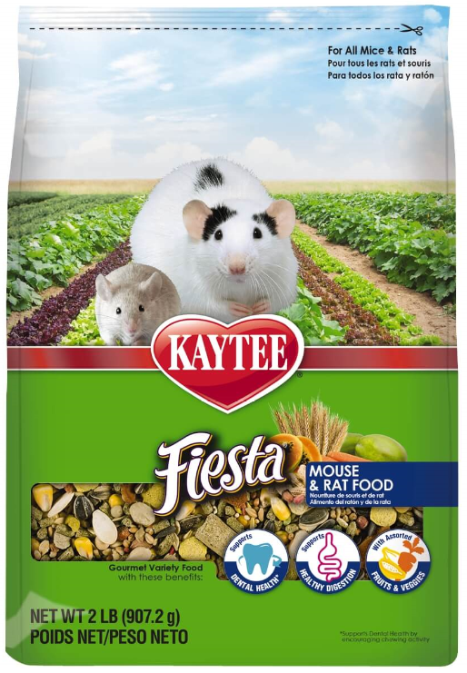 Kaytee Fiesta Mouse & Rat Food 2lb by Pet Food Warehouse