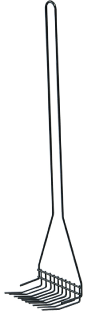 Midwest Handy Dandy Pet Waste Rake by Pet Food Warehouse