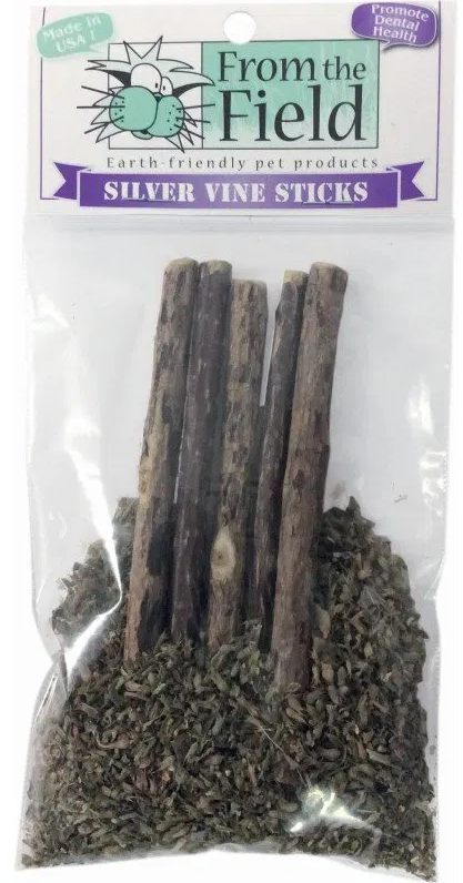 From The Field Silver Vine Sticks Cat Toy by Pet Food Warehouse